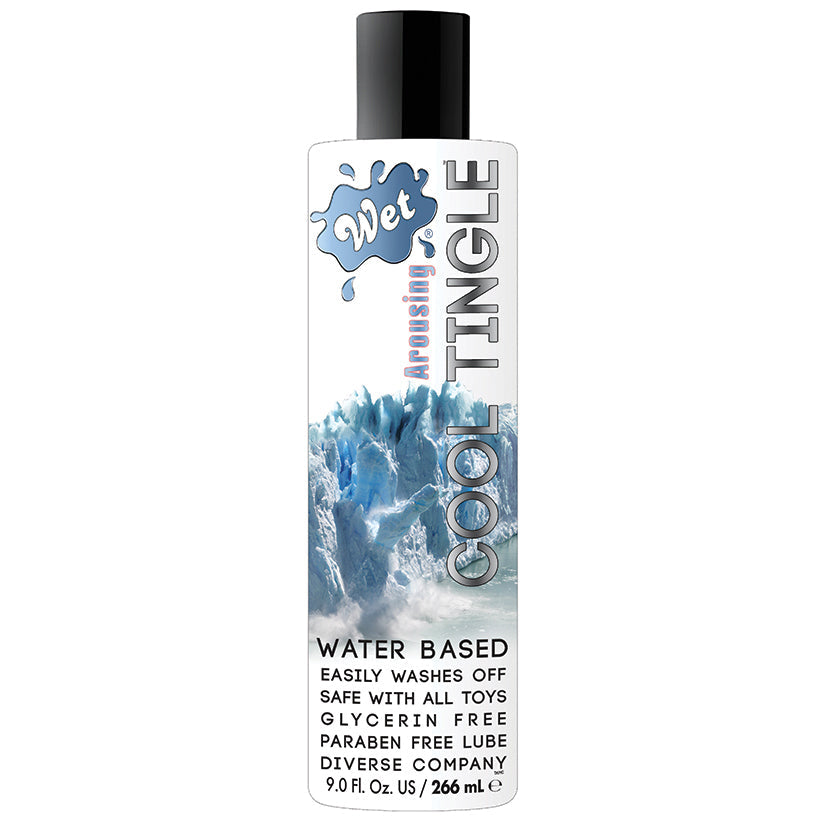 Wet Cool Tingle Water Based Lubricant 9oz